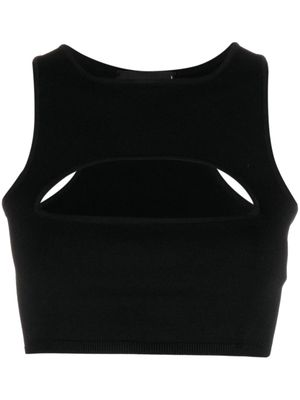 Dsquared2 cut-out sleeveless cropped top - Black