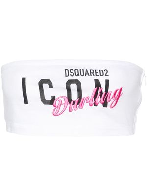 Dsquared2 Darling cotton tank top - White