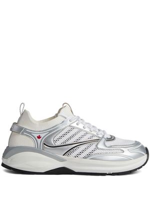 Dsquared2 Dash panelled mesh sneakers - White