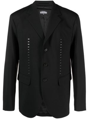 Dsquared2 decorative stitch single-breasted blazer - Black