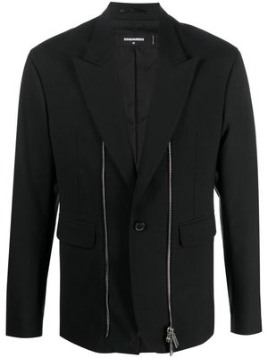 Dsquared2 decorative zip dinner jacket - Black