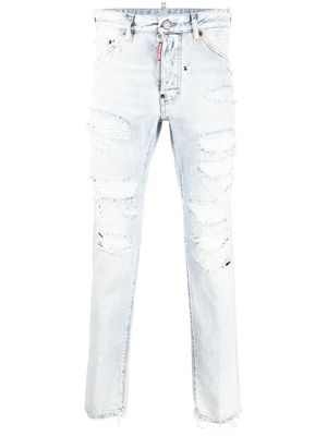 Dsquared2 destroyed-effect jeans - Blue