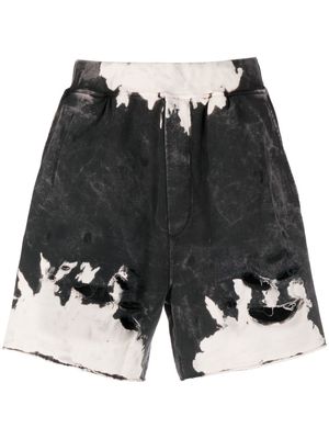 Dsquared2 distressed-effect track shorts - Black