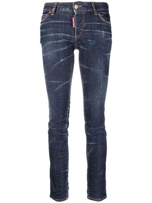 Dsquared2 distressed skinny-jeans - Blue