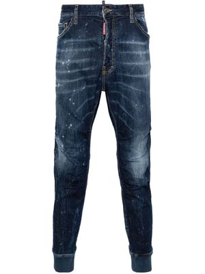 Dsquared2 distressed slim-fit track jeans - Blue