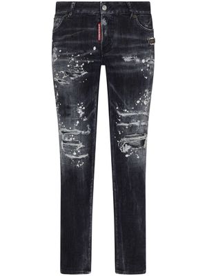 Dsquared2 distressed slim-leg jeans - Black