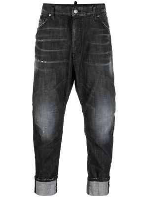 Dsquared2 distressed tapered jeans - Grey