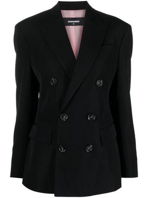 Dsquared2 double-breasted wool blazer - Black