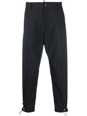 Dsquared2 drawstring-detail tapered trousers - Blue