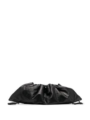 Dsquared2 drawstring leather clutch bag - Black