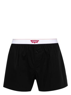 Dsquared2 DSQ2 embroidered-logo boxers - Black