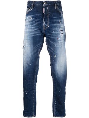 Dsquared2 DSQ2 ripped distressed jeans - Blue