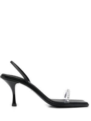 Dsquared2 embellished slingback sandals - Black