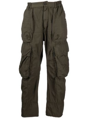 Dsquared2 embossed-logo cargo trousers - Green