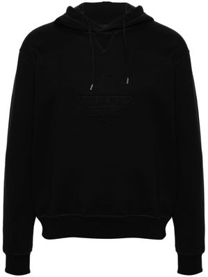 Dsquared2 embossed-logo cotton hoodie - Black