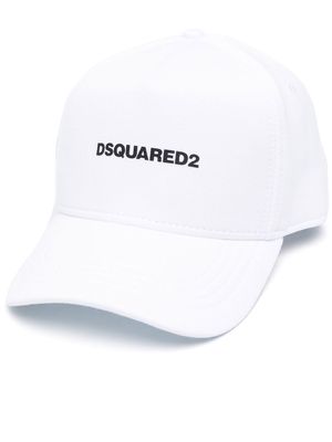 Dsquared2 embroidered-logo baseball cap - White