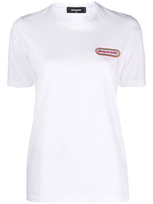 Dsquared2 embroidered-logo detail T-shirt - White