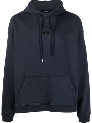 Dsquared2 embroidered-logo hoodie - Blue
