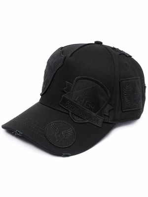 Dsquared2 embroidered logo-patch cap - Black