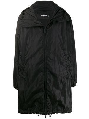 Dsquared2 Exclusive for Vitkac hooded raincoat - Black