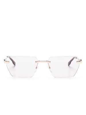 Dsquared2 Eyewear 0102/S rectangle-frame sunglasses - Gold