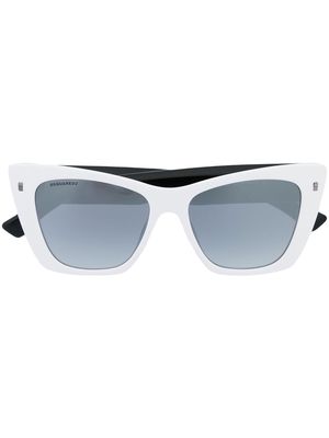 Dsquared2 Eyewear cat-eye frame sunglasses - White