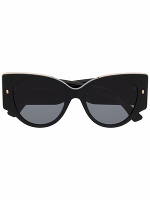 Dsquared2 Eyewear Hype logo-plaque sunglasses - Black