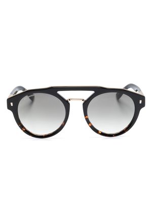 Dsquared2 Eyewear Hype pantos-frame tortoiseshell sunglasses - Black