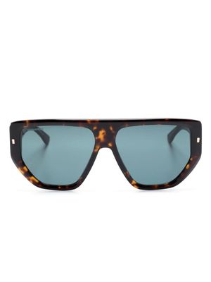 Dsquared2 Eyewear Hype tortoiseshell pilot-frame sunglasses - Brown