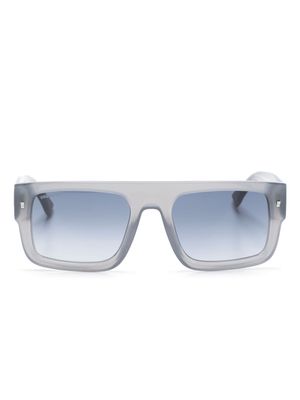 Dsquared2 Eyewear Icon 0008/S rectangle-frame sunglasses - Grey