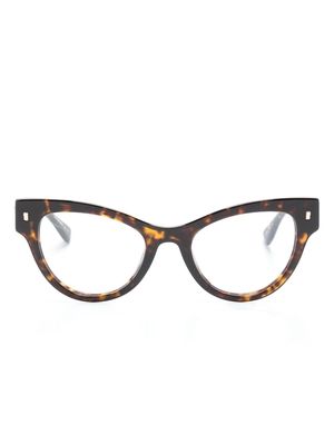 Dsquared2 Eyewear logo-embossed cat-eye glasses - Brown