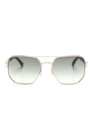 Dsquared2 Eyewear logo-print square-frame sunglasses - Brown