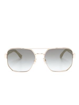Dsquared2 Eyewear metallic-effect pilot-frame sunglasses - Gold