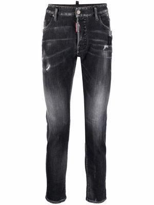 Dsquared2 faded skinny-fit jeans - Black