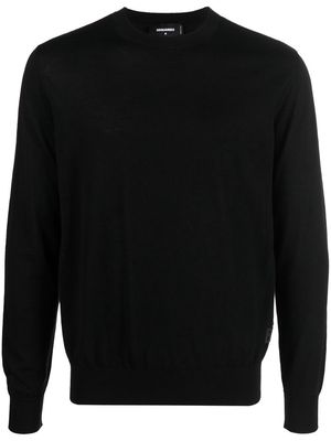 Dsquared2 fine-knit wool jumper - Black