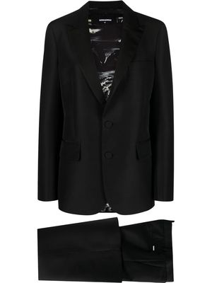 Dsquared2 flared two-piece suit - Black