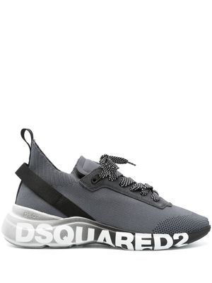 Dsquared2 Fly logo-embossed sneakers - Grey