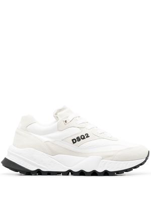 Dsquared2 Free low-top leather sneakers - White