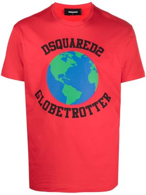 Dsquared2 Globetrotter logo-print T-shirt
