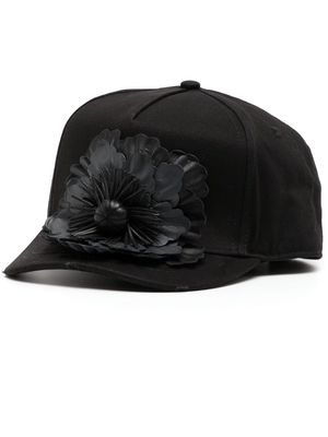 Dsquared2 Gothic flower baseball cap - Black