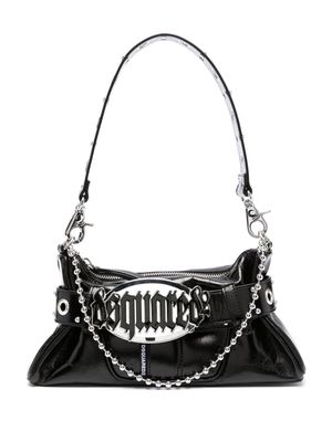 Dsquared2 Gothic leather shoulder bag - Black