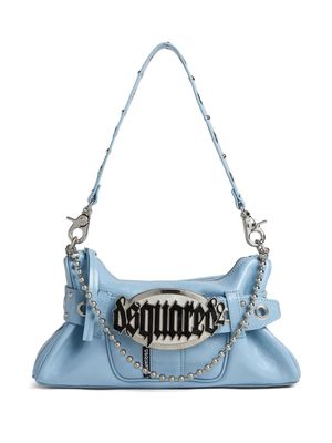 Dsquared2 Gothic leather shoulder bag - Blue