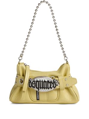 Dsquared2 Gothic leather shoulder bag - Yellow