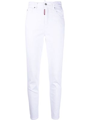 Dsquared2 high-rise skinny jeans - White