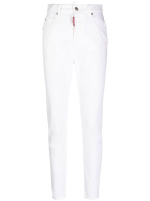 Dsquared2 high-waisted denim jeans - White