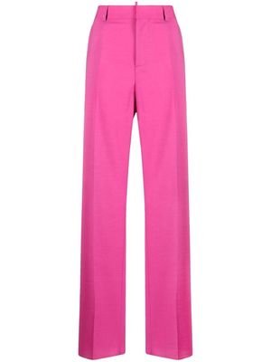 Dsquared2 high-waisted wide-leg trousers - Pink