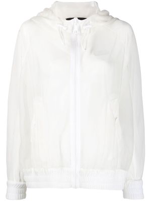 Dsquared2 hooded tulle jacket - White