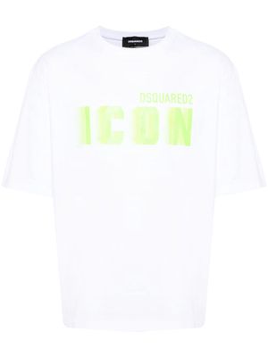 Dsquared2 Icon Blur logo-print T-shirt - White