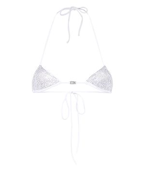 Dsquared2 Icon Clubbing micro bikini top - White