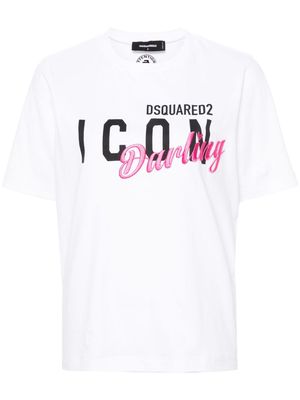 Dsquared2 Icon Darling cotton T-shirt - White